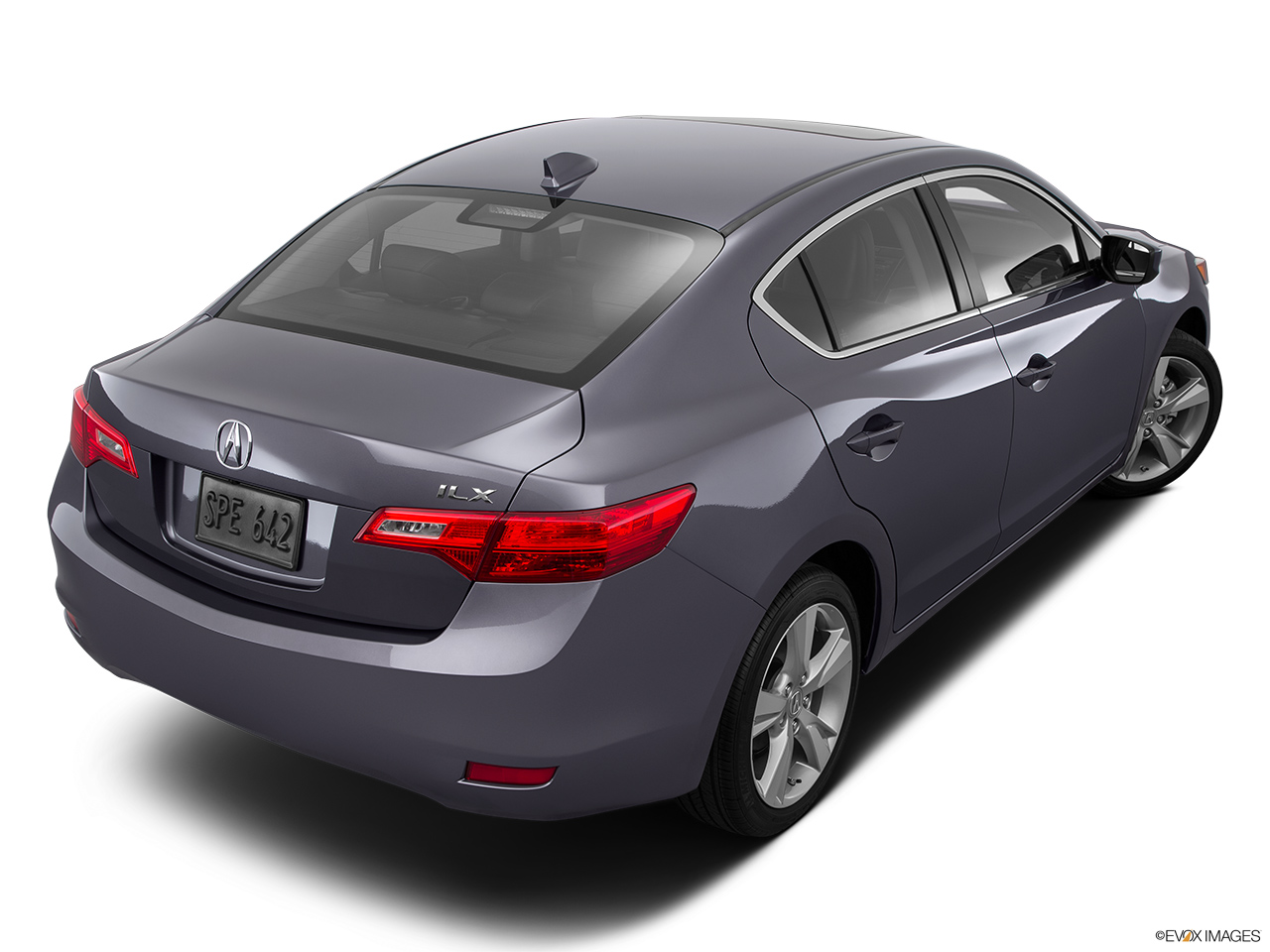 2015 Acura ILX 5-Speed Automatic Rear 3/4 angle view. 
