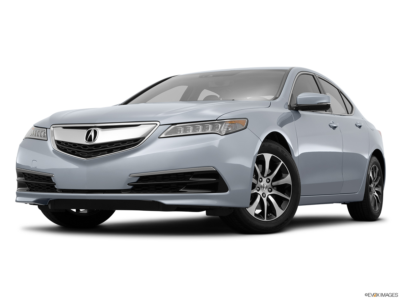 2015 Acura TLX 2.4 8-DCP P-AWS Front angle view, low wide perspective. 
