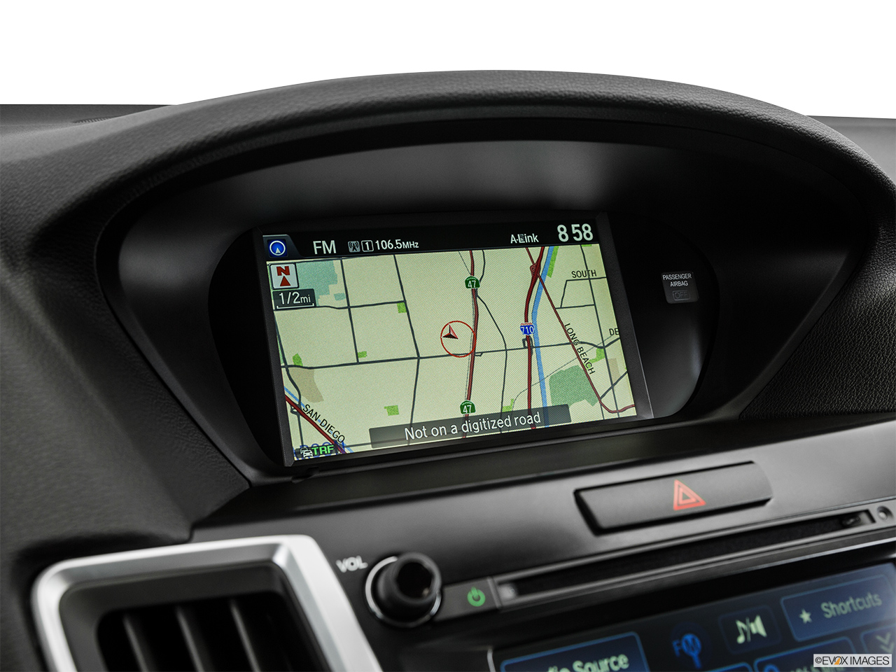 2015 Acura TLX 2.4 8-DCP P-AWS Driver position view of navigation system. 