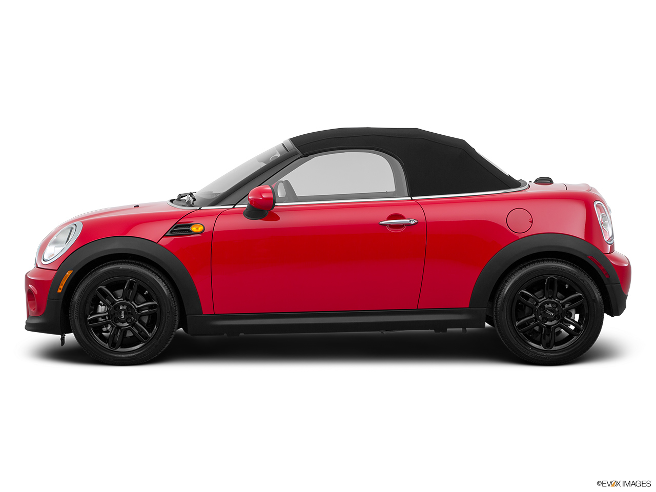 2015 Mini Roadster Cooper Drivers side profile, convertible top up (convertibles only). 