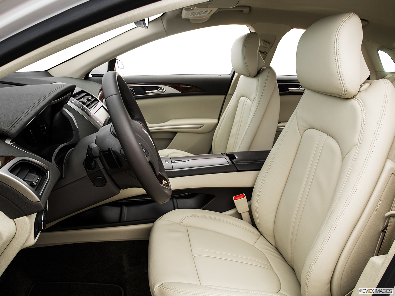 2015 Lincoln MKZ Base Front seats from Drivers Side. 
