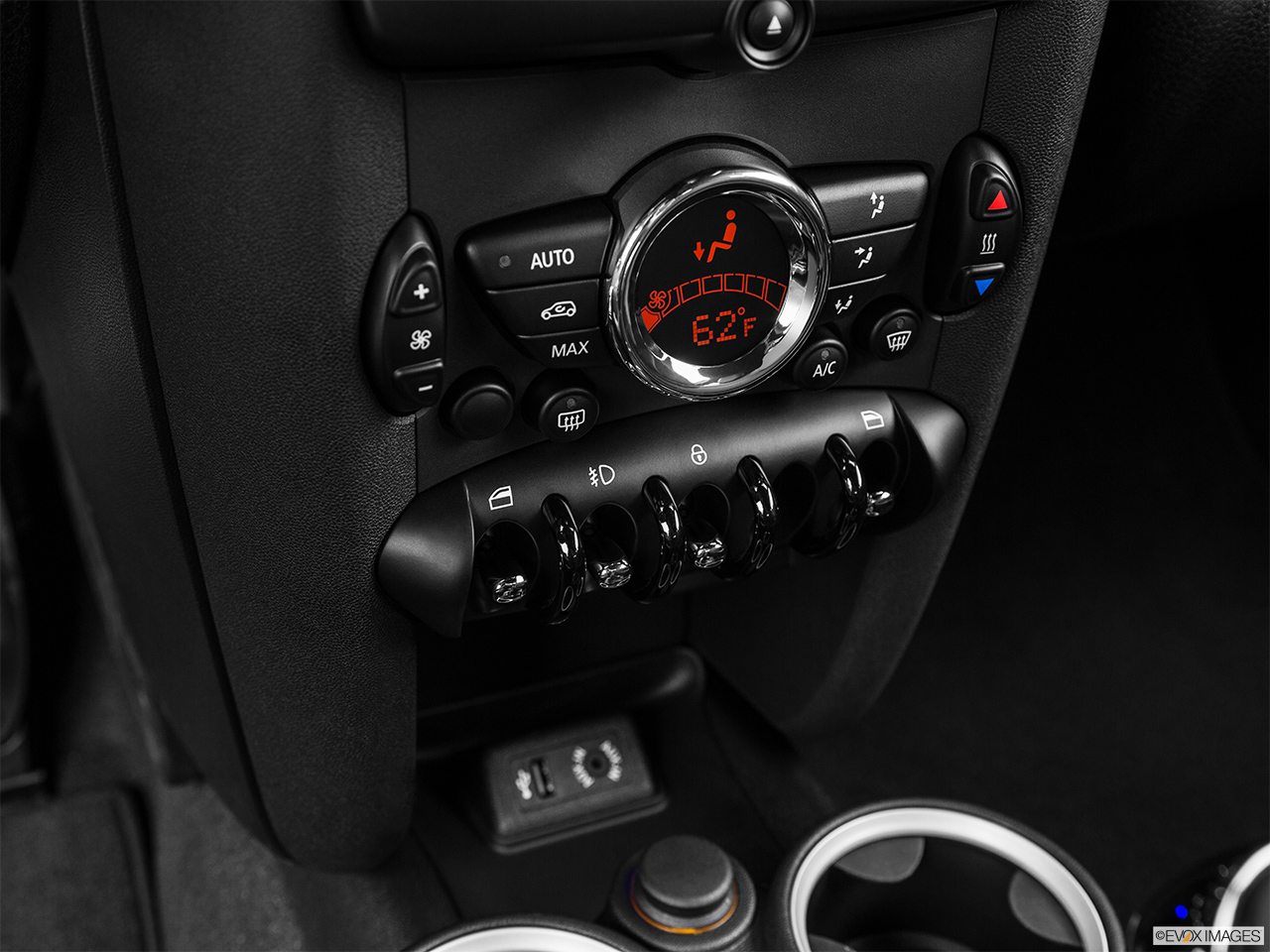 2015 Mini Coupe Cooper S Driver's side inside window controls. 