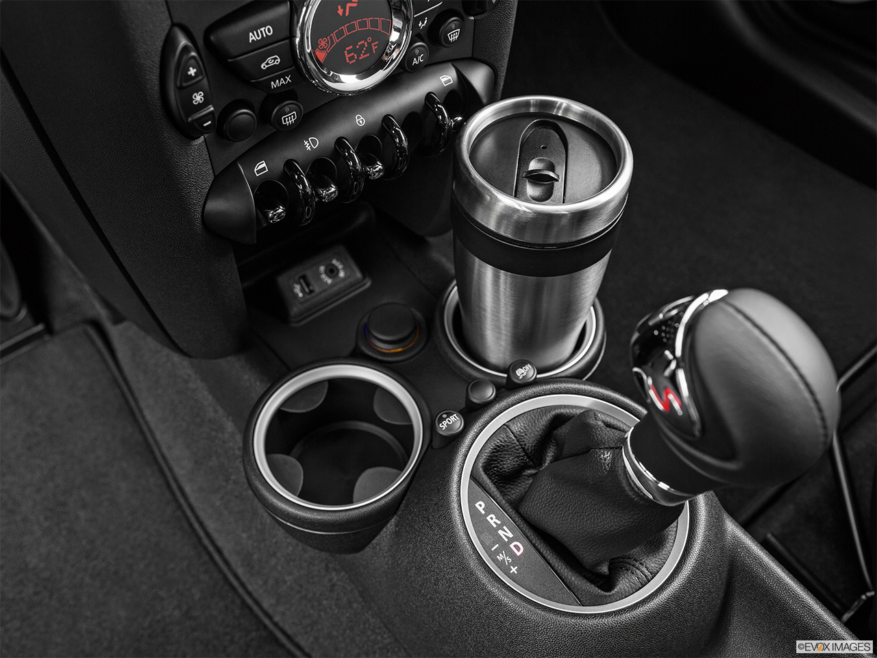 2015 Mini Coupe Cooper S Cup holder prop (primary). 