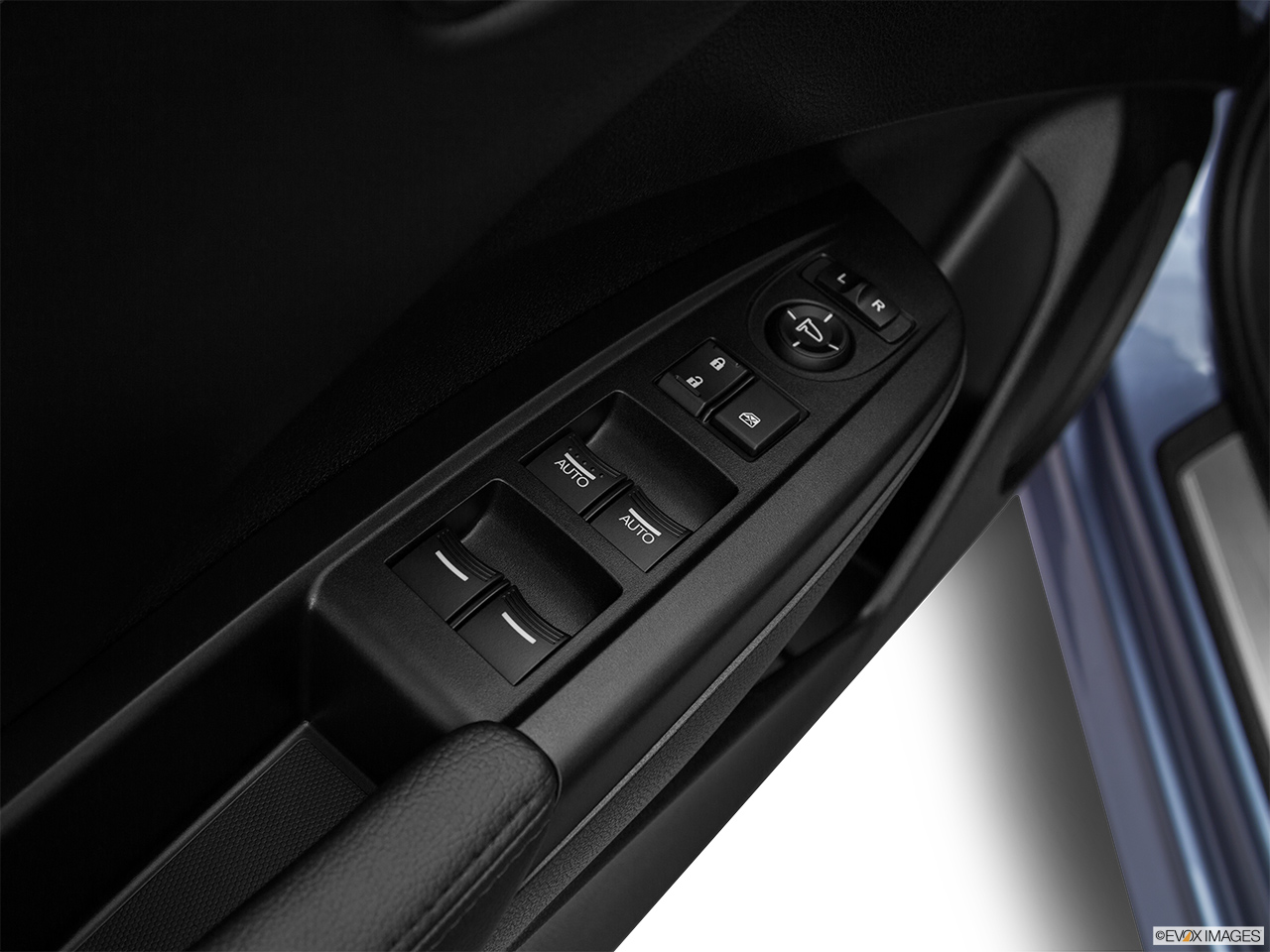 2015 Acura RDX AWD Driver's side inside window controls. 