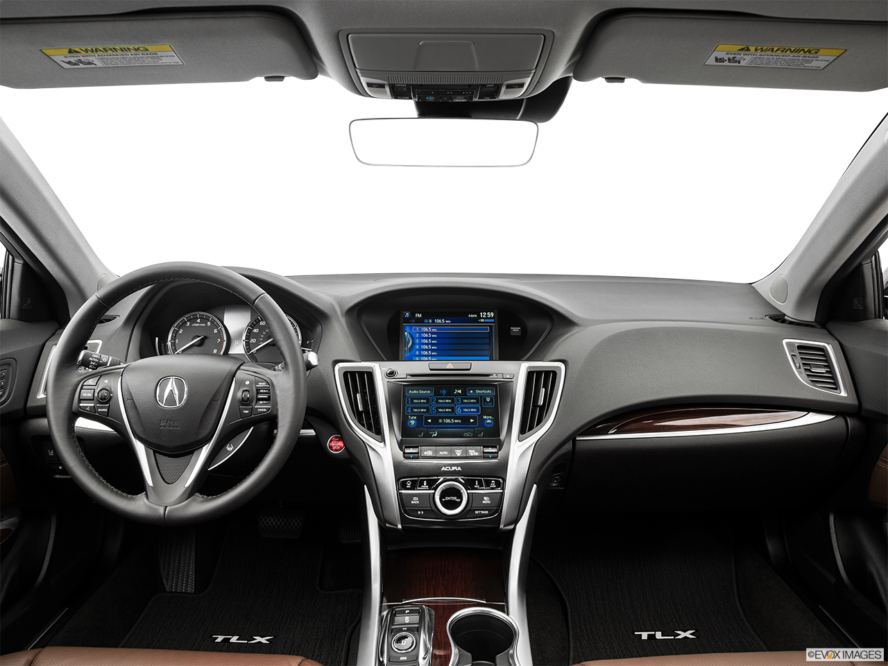2015 Acura TLX 3.5 V-6 9-AT SH-AWD Centered wide dash shot 