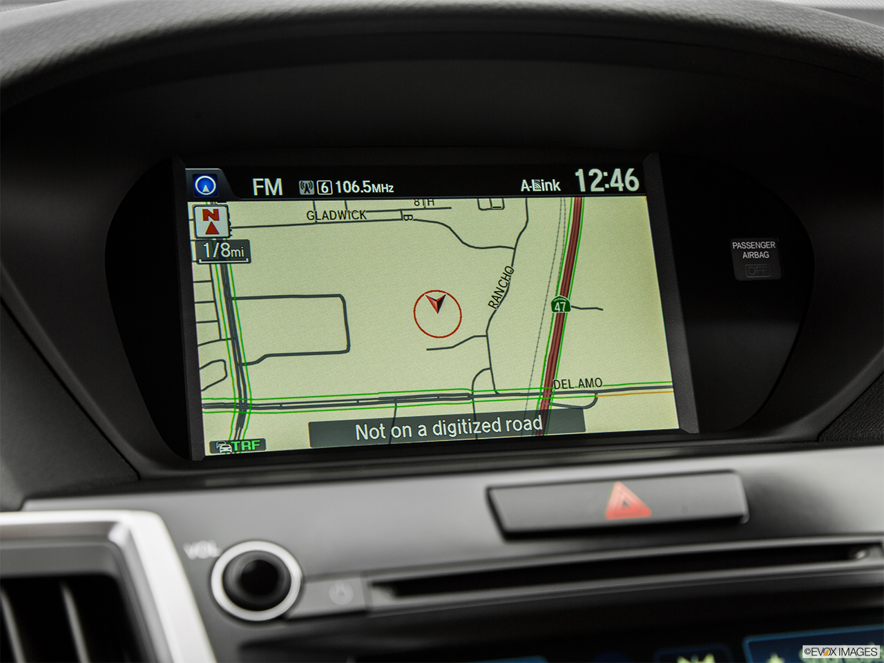2015 Acura TLX 3.5 V-6 9-AT SH-AWD Driver position view of navigation system. 