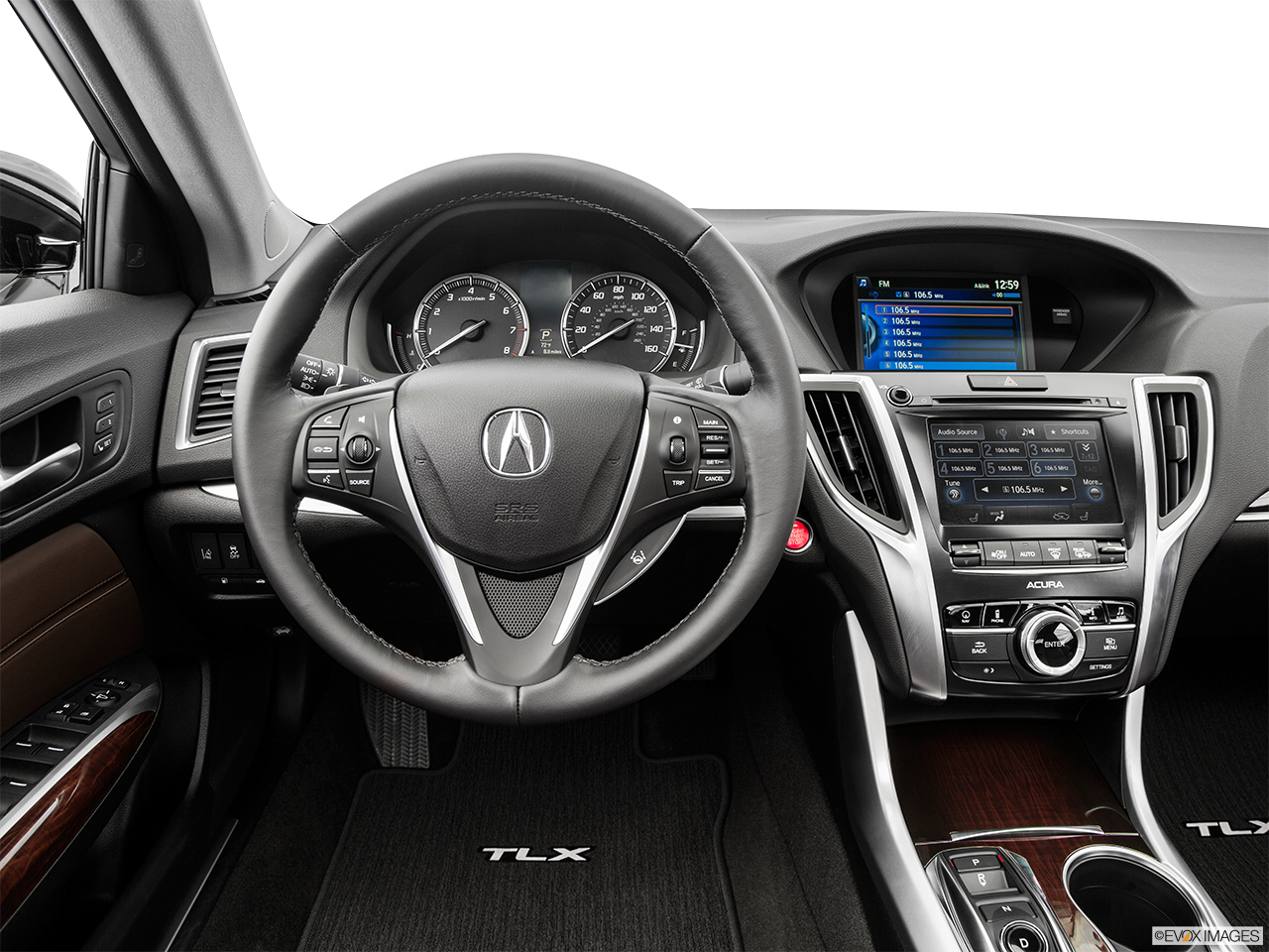 2015 Acura TLX 3.5 V-6 9-AT SH-AWD Steering wheel/Center Console. 