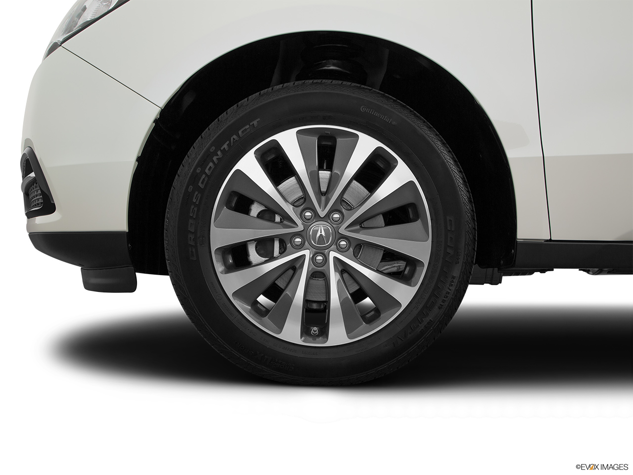 2016 Acura MDX SH-AWD Front Drivers side wheel at profile. 