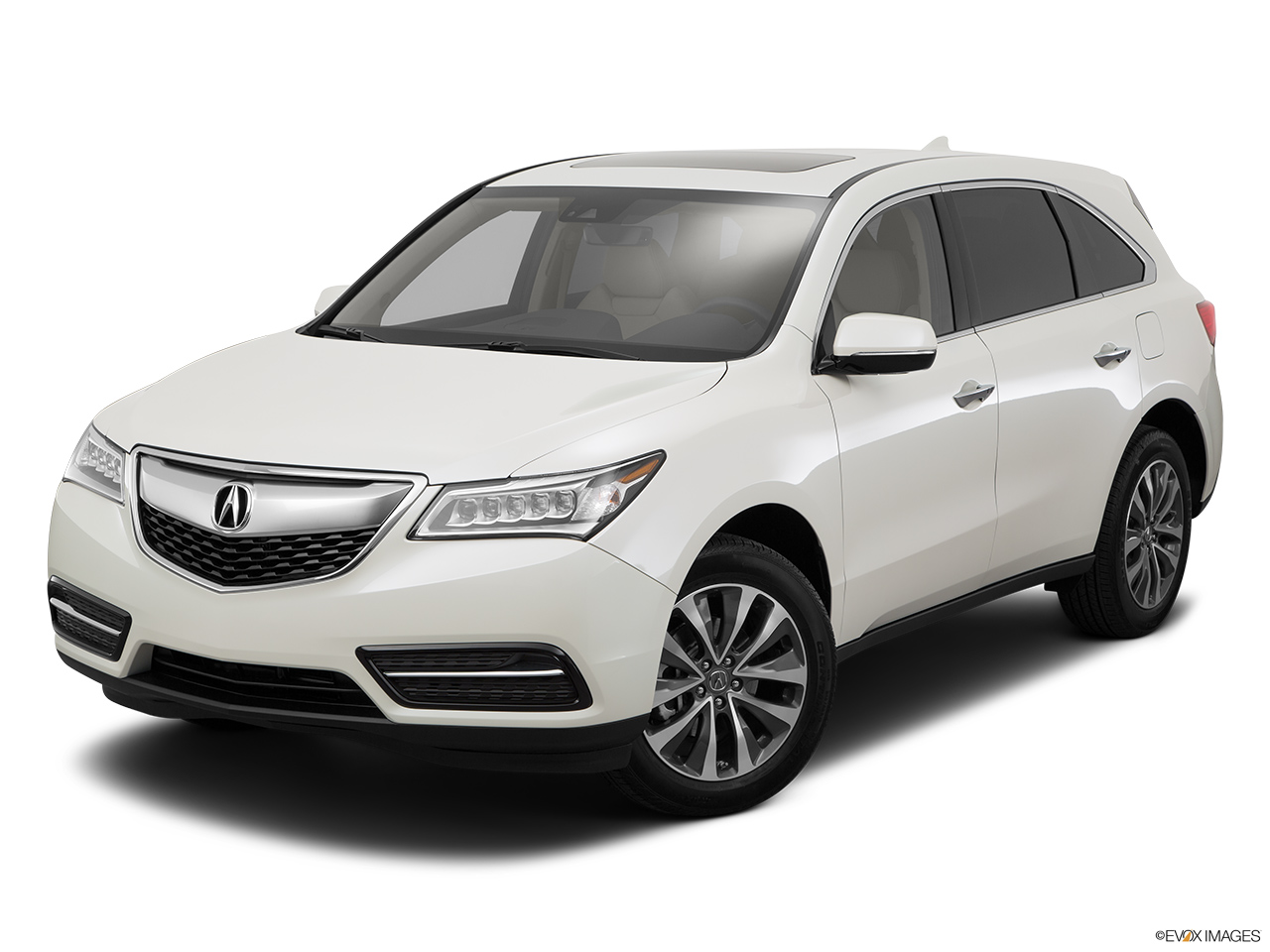 2016 Acura MDX SH-AWD Front angle view. 