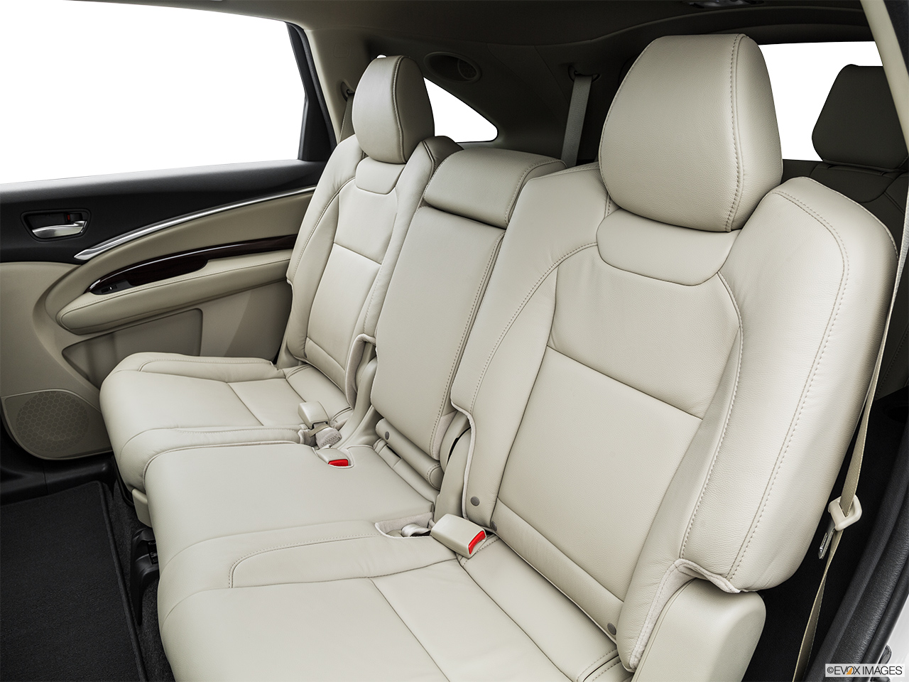 2016 Acura MDX SH-AWD Rear seats from Drivers Side. 