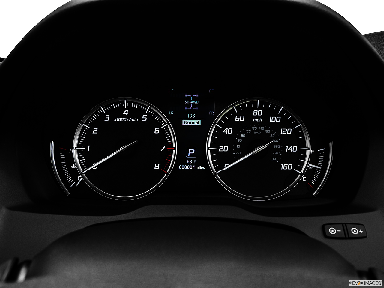 2016 Acura MDX SH-AWD Speedometer/tachometer. 