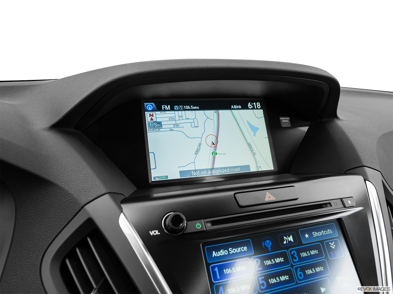 2016 Acura MDX SH-AWD Driver position view of navigation system. 