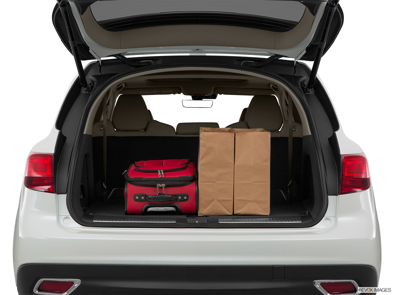2016 Acura MDX SH-AWD Trunk props. 