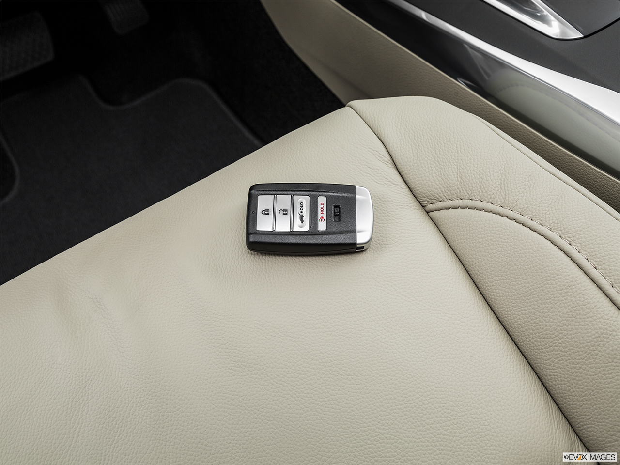 2016 Acura MDX SH-AWD Key fob on driver's seat. 