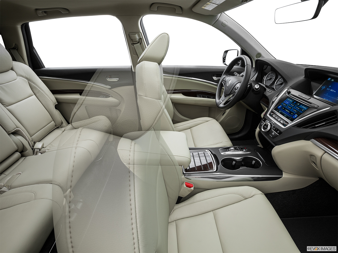 2016 Acura MDX SH-AWD Fake Buck Shot - Interior from Passenger B pillar. 
