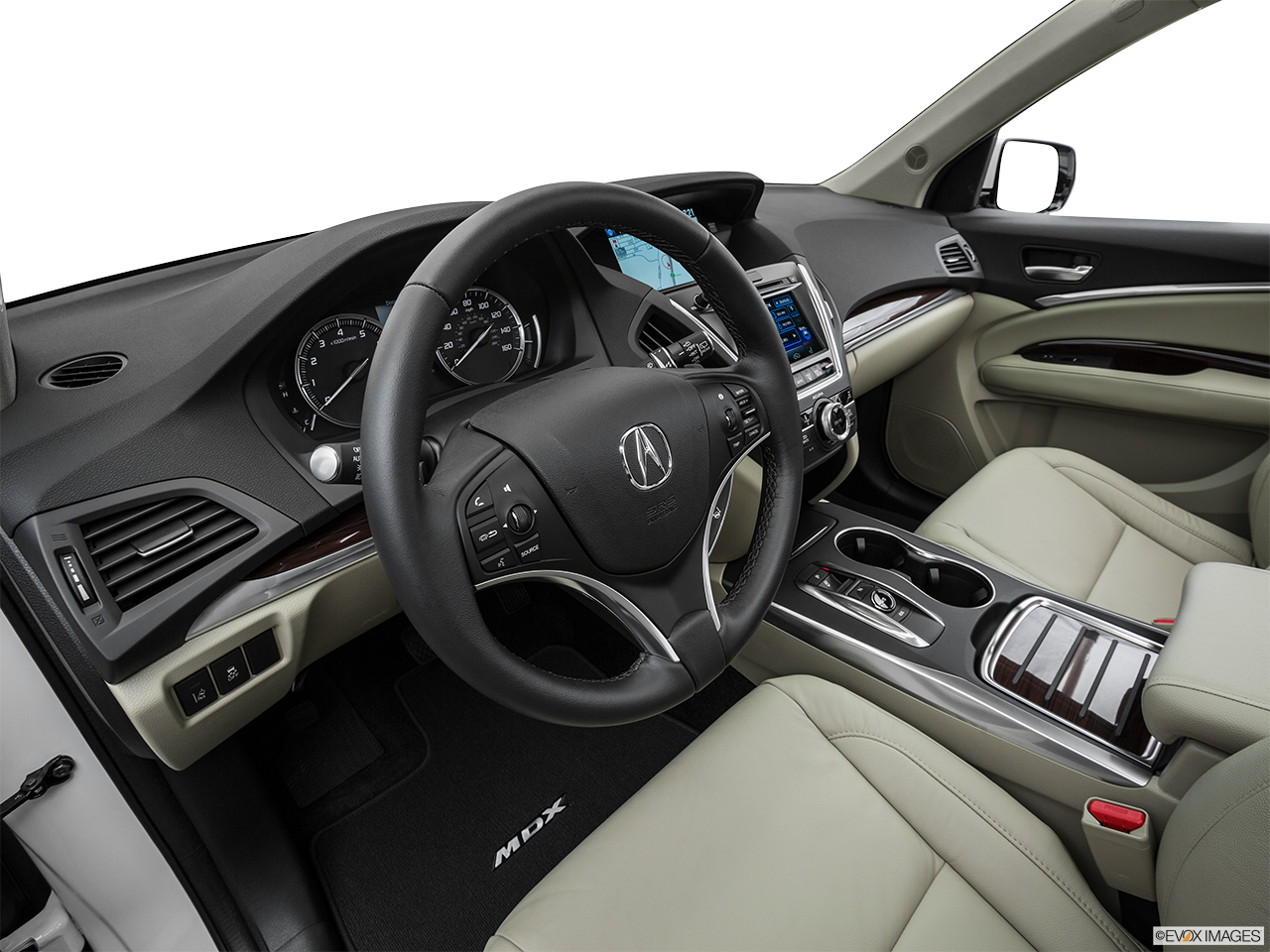 2016 Acura MDX SH-AWD Interior Hero (driver's side). 