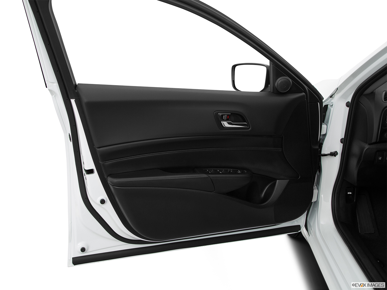 2016 Acura ILX AcuraWatch Plus Inside of driver's side open door, window open. 