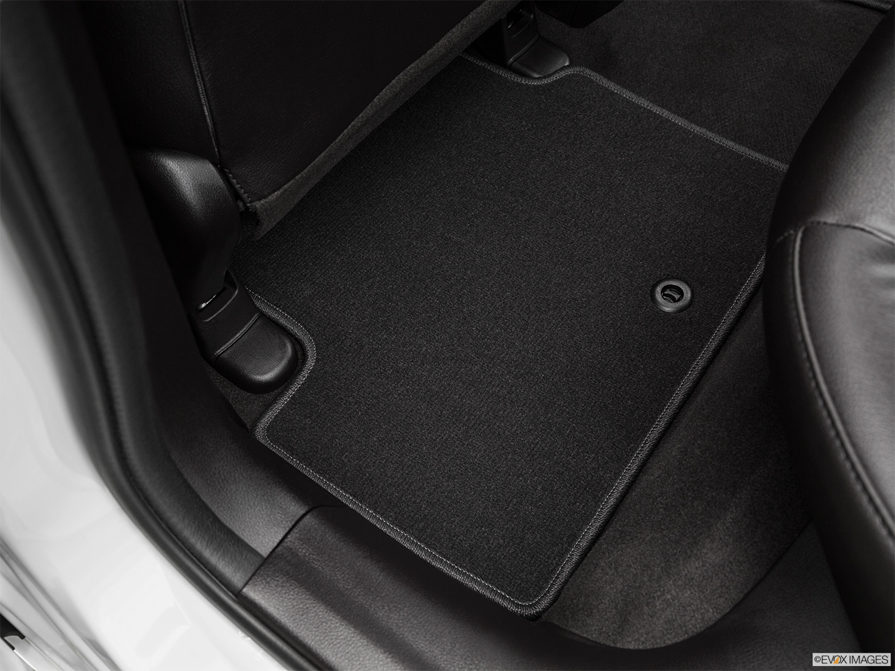 2016 Acura ILX AcuraWatch Plus Rear driver's side floor mat. Mid-seat level from outside looking in. 