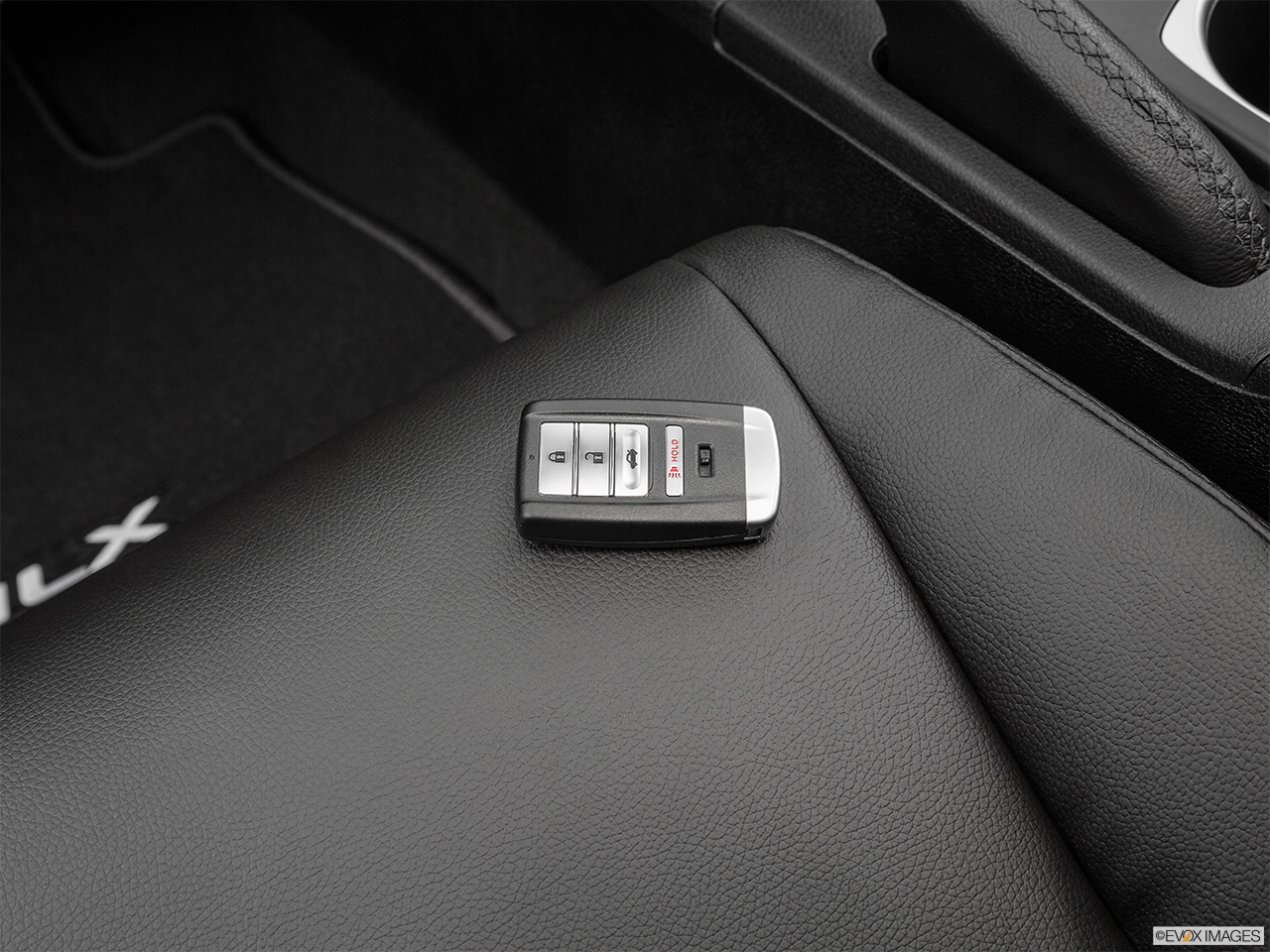 2016 Acura ILX AcuraWatch Plus Key fob on driver's seat. 