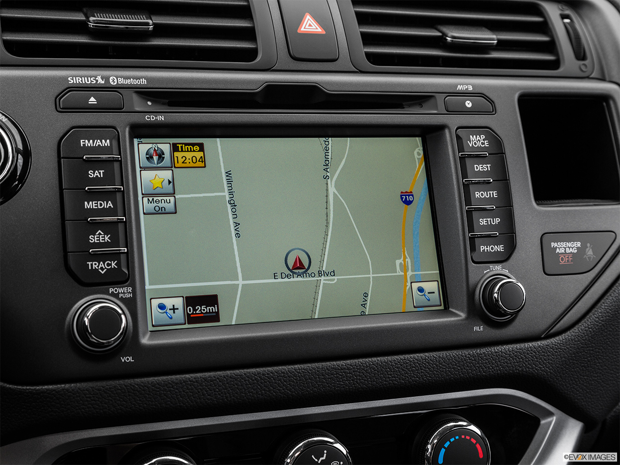 2015 Kia Rio 5-door SX Driver position view of navigation system. 