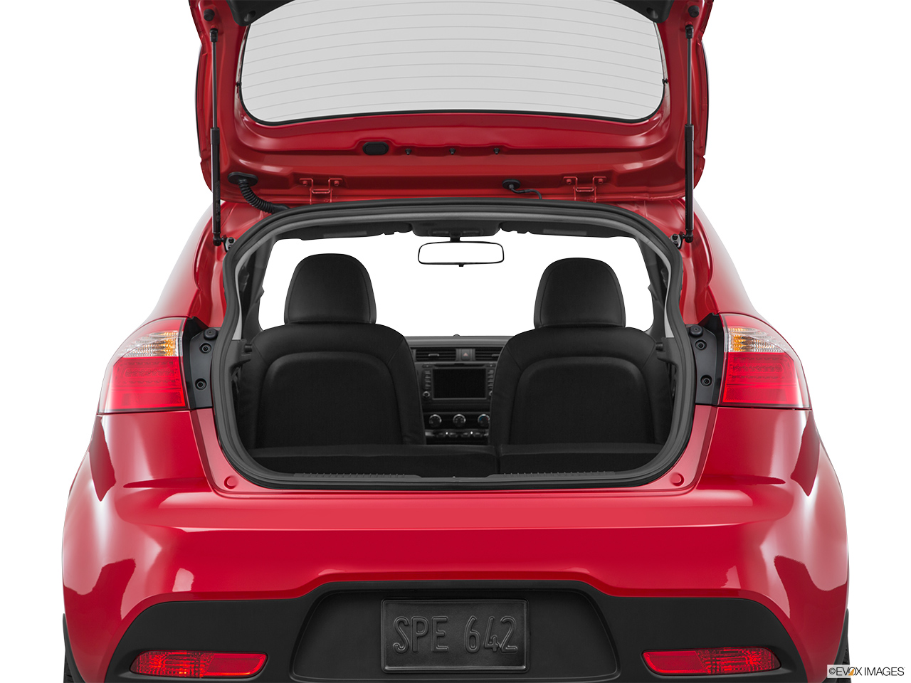 2015 Kia Rio 5-door SX Hatchback & SUV rear angle. 