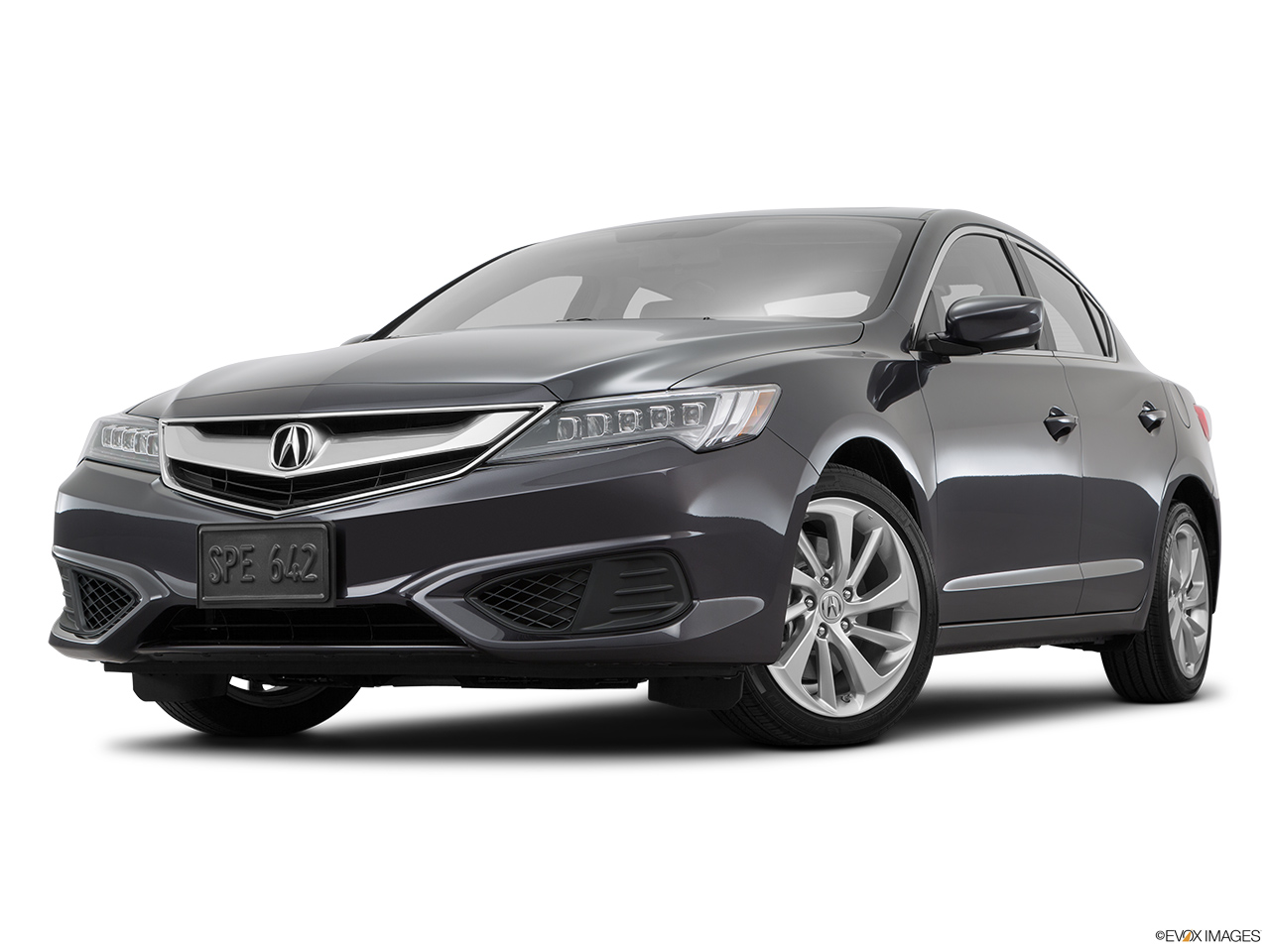 2016 Acura ILX Base Front angle view, low wide perspective. 