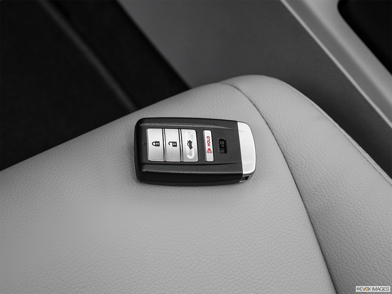 2016 Acura ILX Base Key fob on driver's seat. 