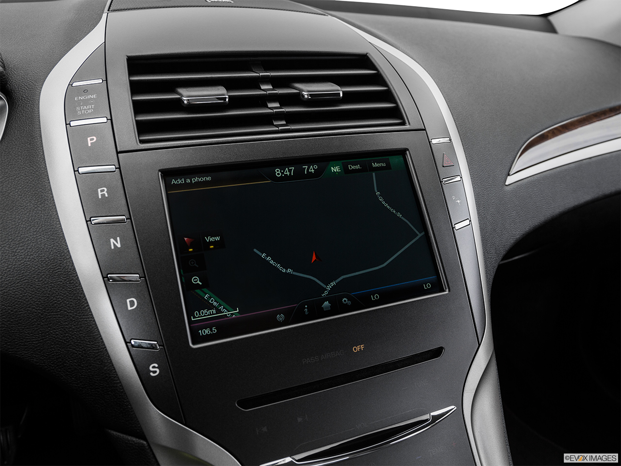 2016 Lincoln MKZ 2.0L EcoBoost FWD Driver position view of navigation system. 