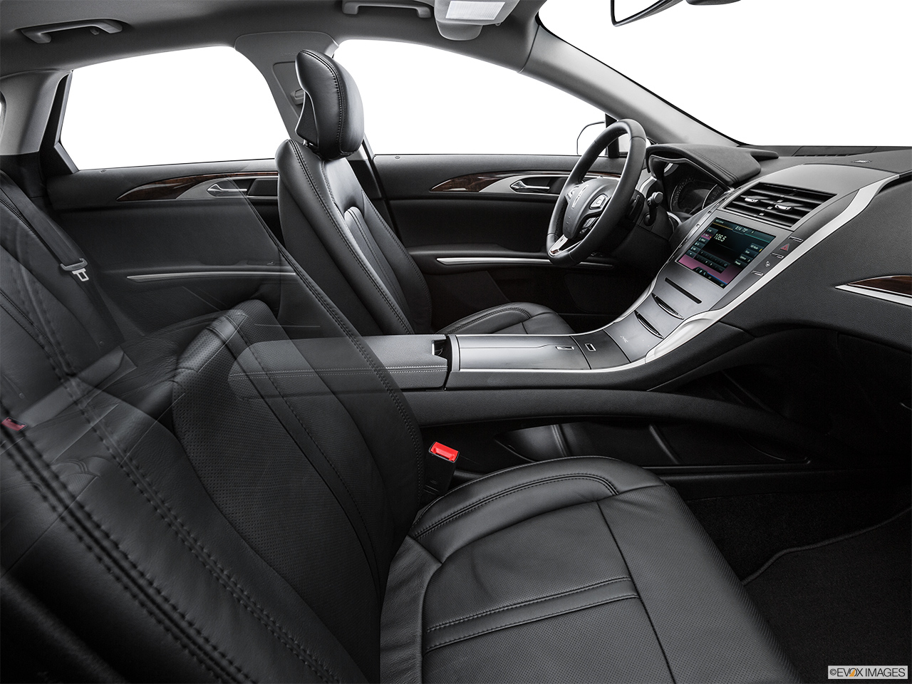 2016 Lincoln MKZ 2.0L EcoBoost FWD Fake Buck Shot - Interior from Passenger B pillar. 