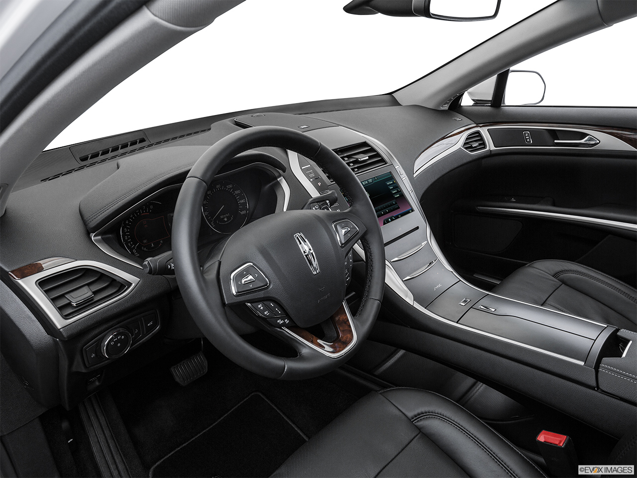 2016 Lincoln MKZ 2.0L EcoBoost FWD Interior Hero (driver's side). 