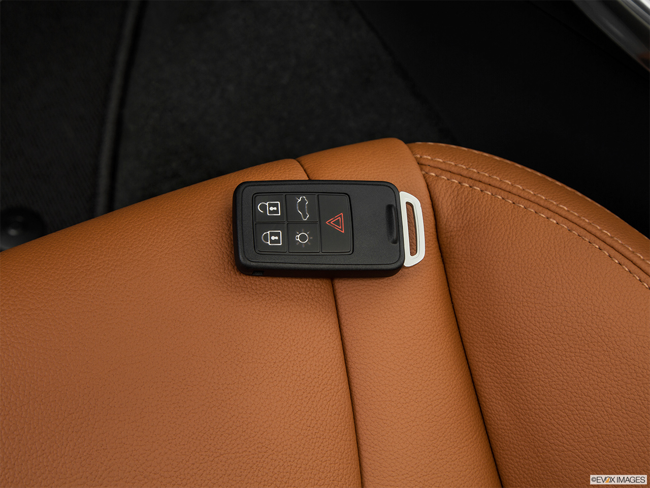 2015 Volvo V60 Cross Country T5 AWD Key fob on driver's seat. 