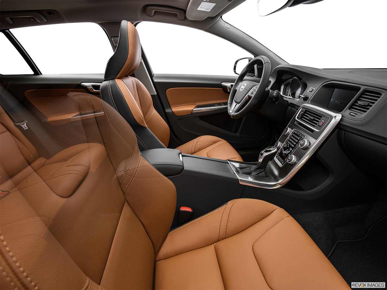 2015 Volvo V60 Cross Country T5 AWD Fake Buck Shot - Interior from Passenger B pillar. 