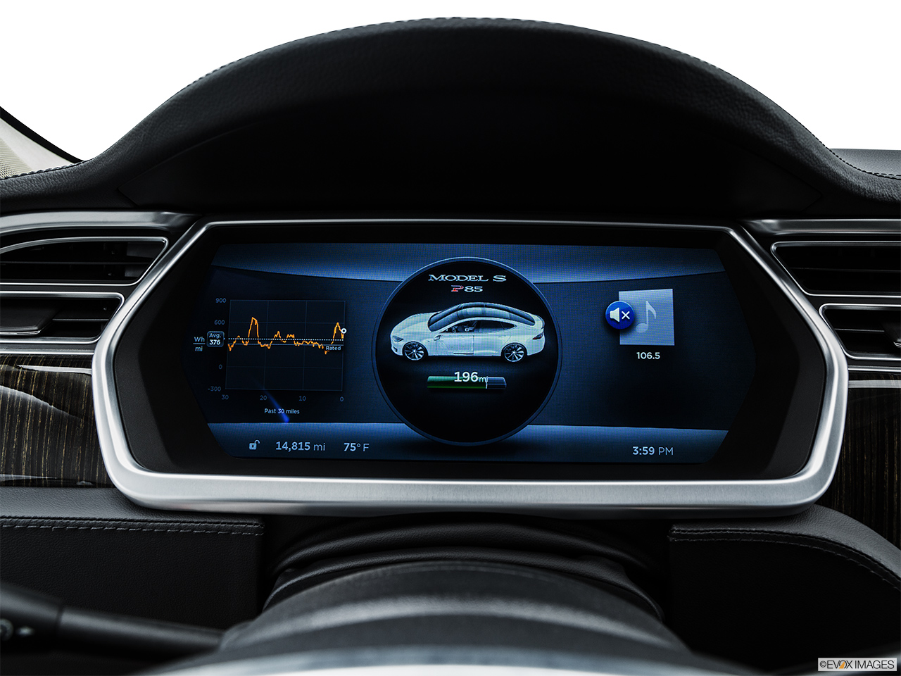 2014 Tesla Model S Performance Speedometer/tachometer. 
