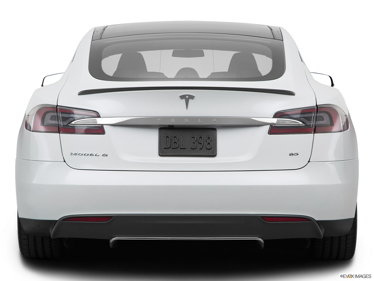 2014 Tesla Model S Performance Low/wide rear. 
