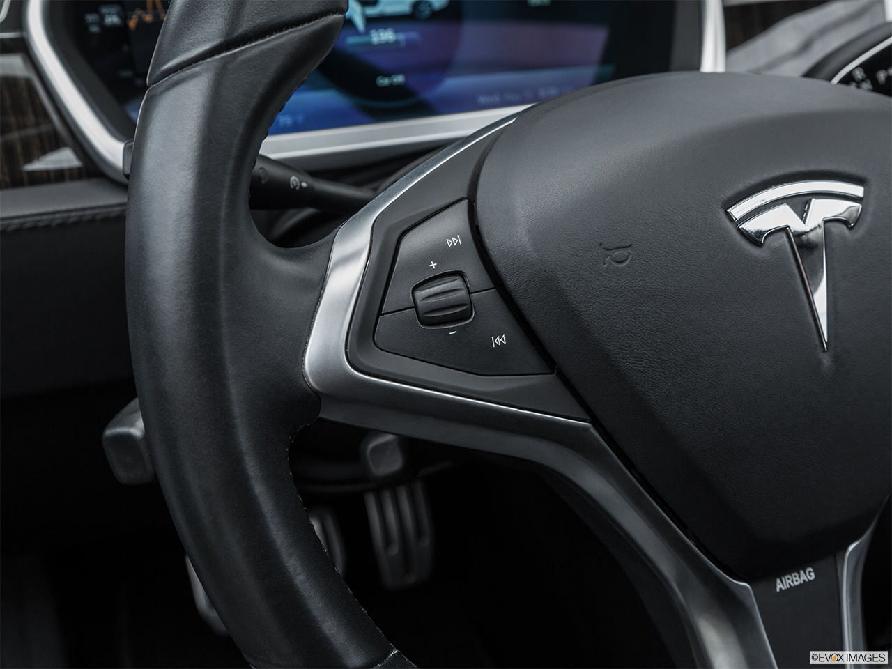 2014 Tesla Model S Performance Steering Wheel Controls (Left Side) 
