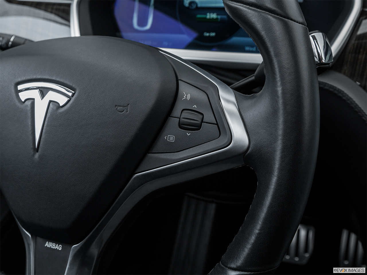 2014 Tesla Model S Performance Steering Wheel Controls (Right Side) 