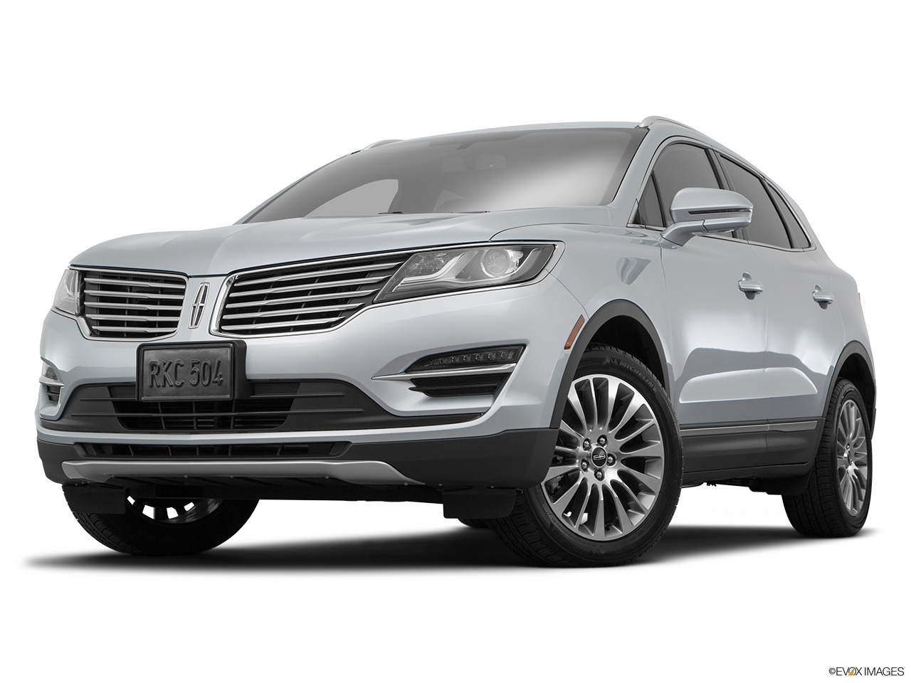 2015 Lincoln MKC Base Front angle view, low wide perspective. 