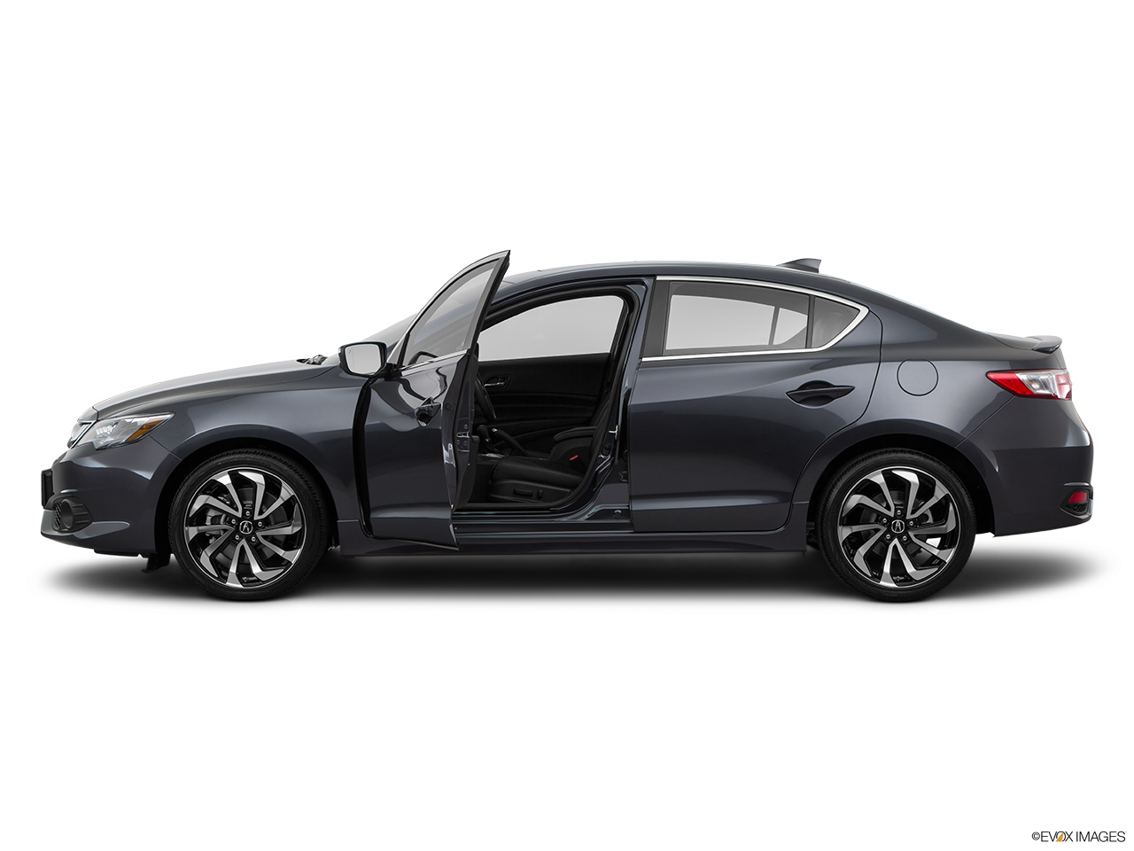 2016 Acura ILX Technology Plus and A-Spec Package Driver's side profile with drivers side door open. 