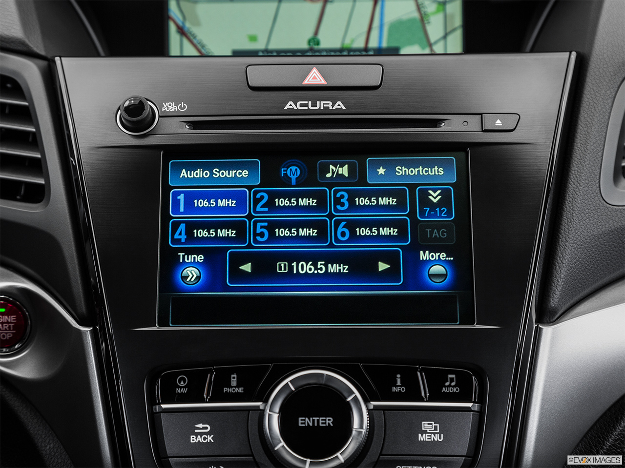 2016 Acura ILX Technology Plus and A-Spec Package Closeup of radio head unit 