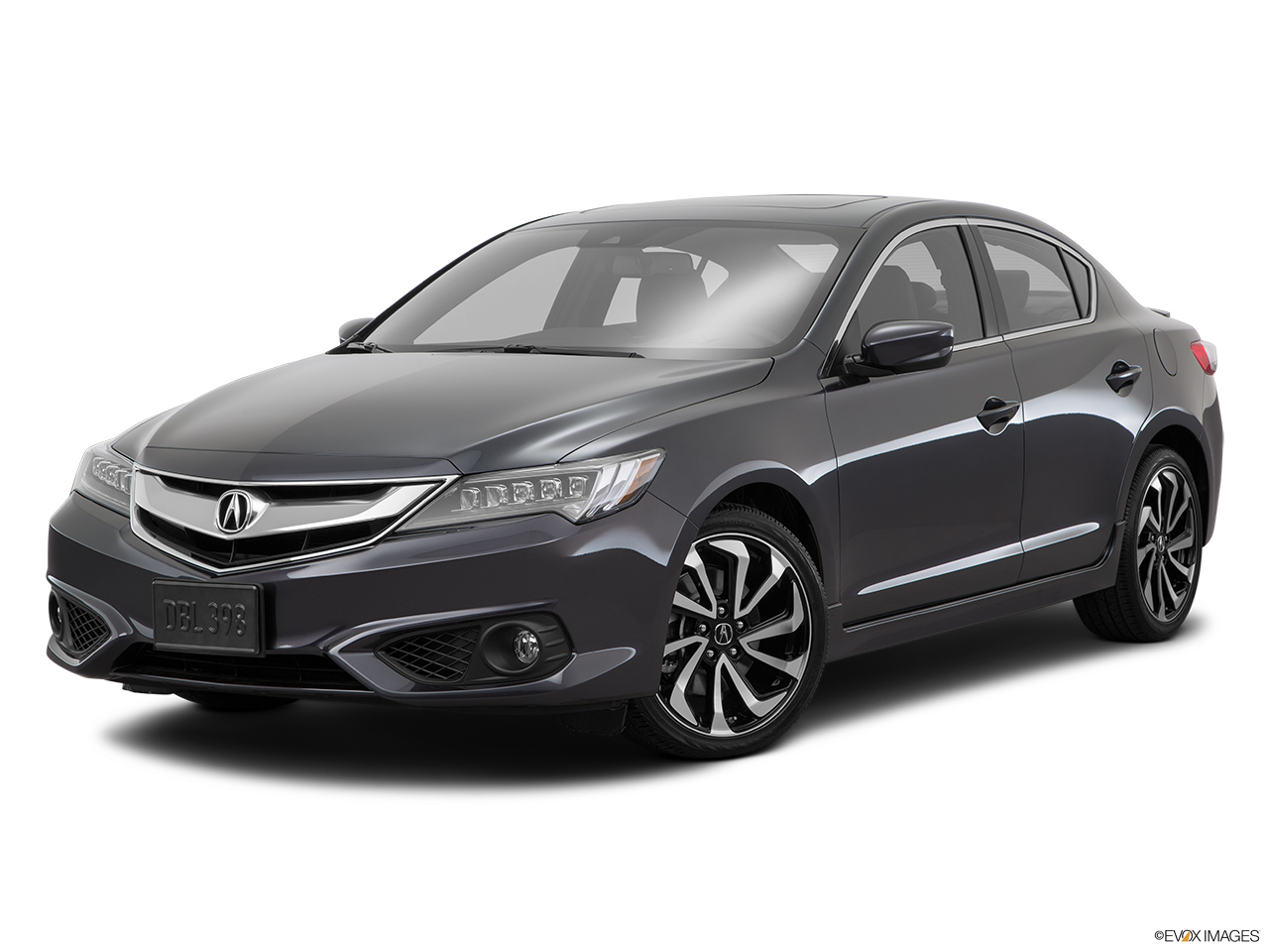2016 Acura ILX Technology Plus and A-Spec Package Front angle medium view. 