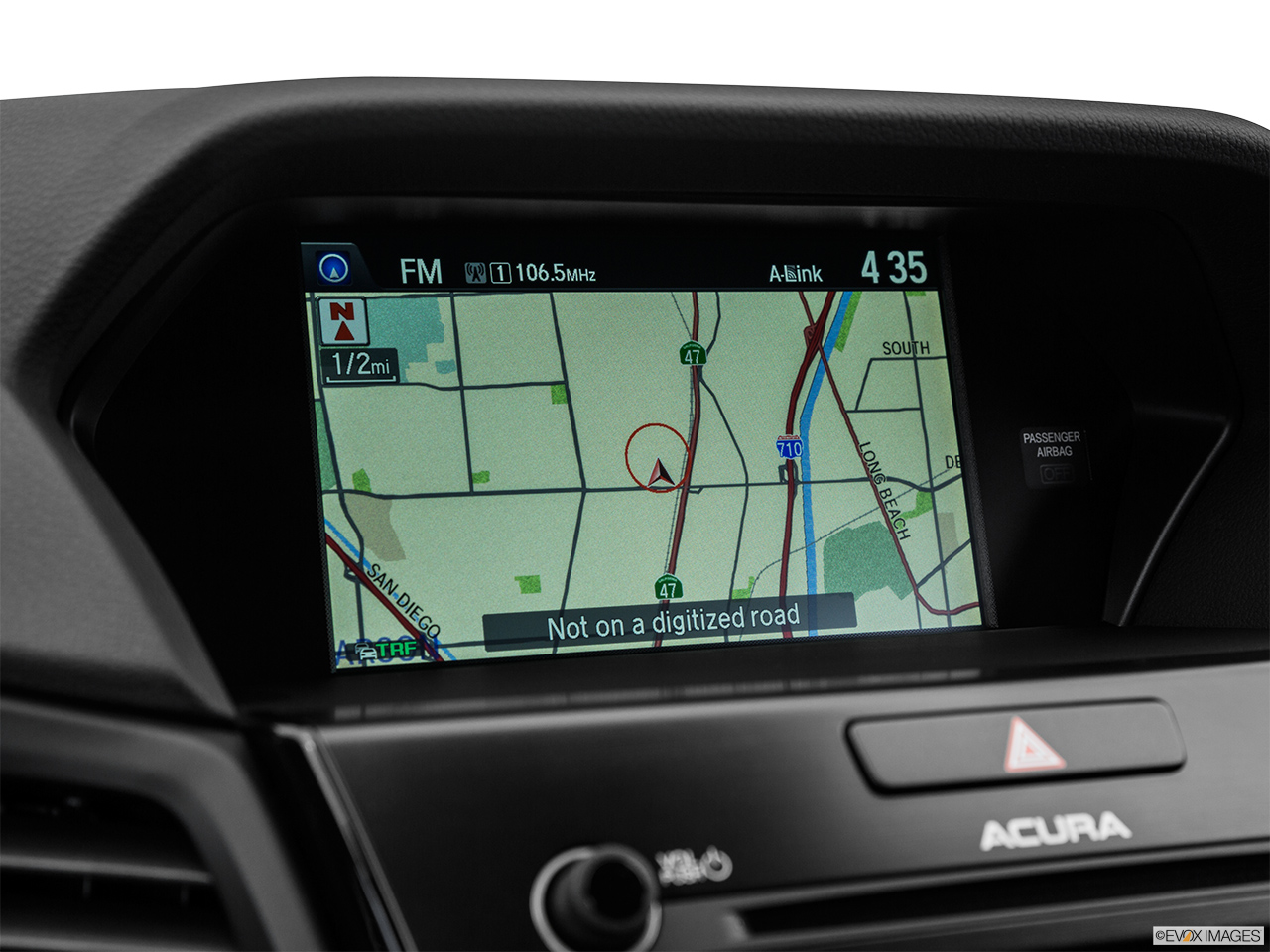 2016 Acura ILX Technology Plus and A-Spec Package Driver position view of navigation system. 