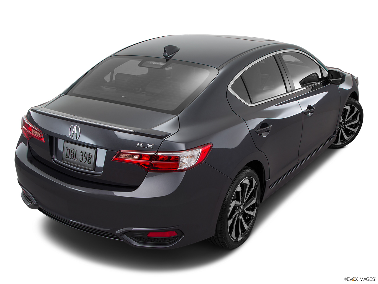 2016 Acura ILX Technology Plus and A-Spec Package Rear 3/4 angle view. 