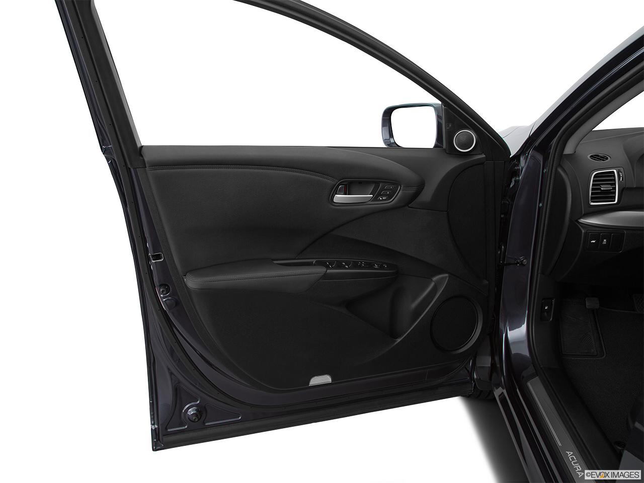 2016 Acura RDX Base Inside of driver's side open door, window open. 