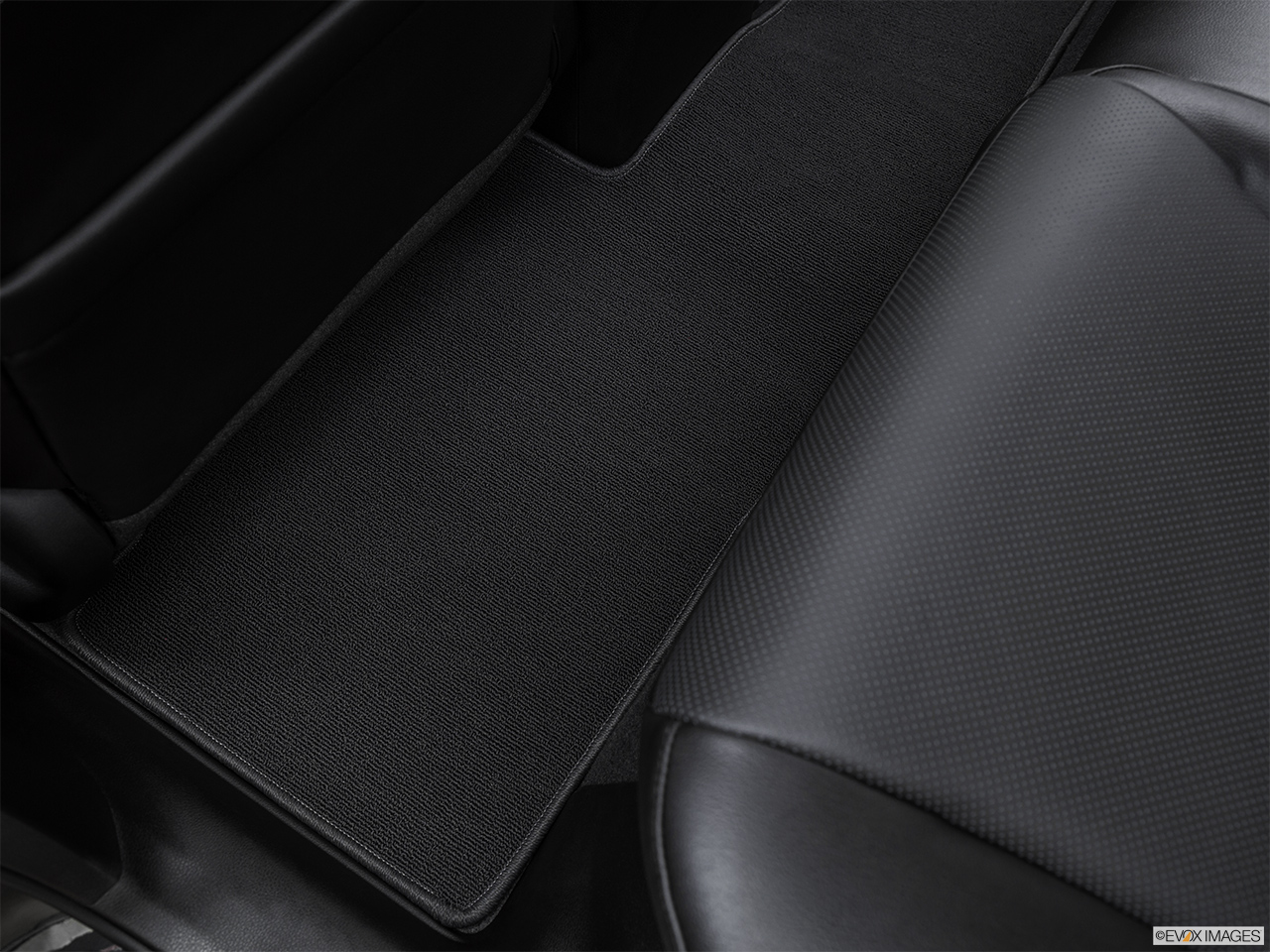 2016 Acura RDX Base Rear driver's side floor mat. Mid-seat level from outside looking in. 