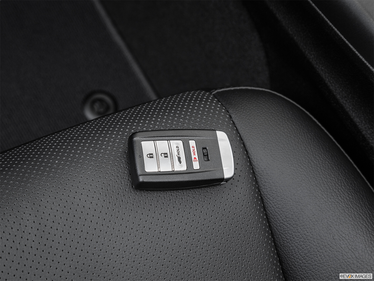 2016 Acura RDX Base Key fob on driver's seat. 