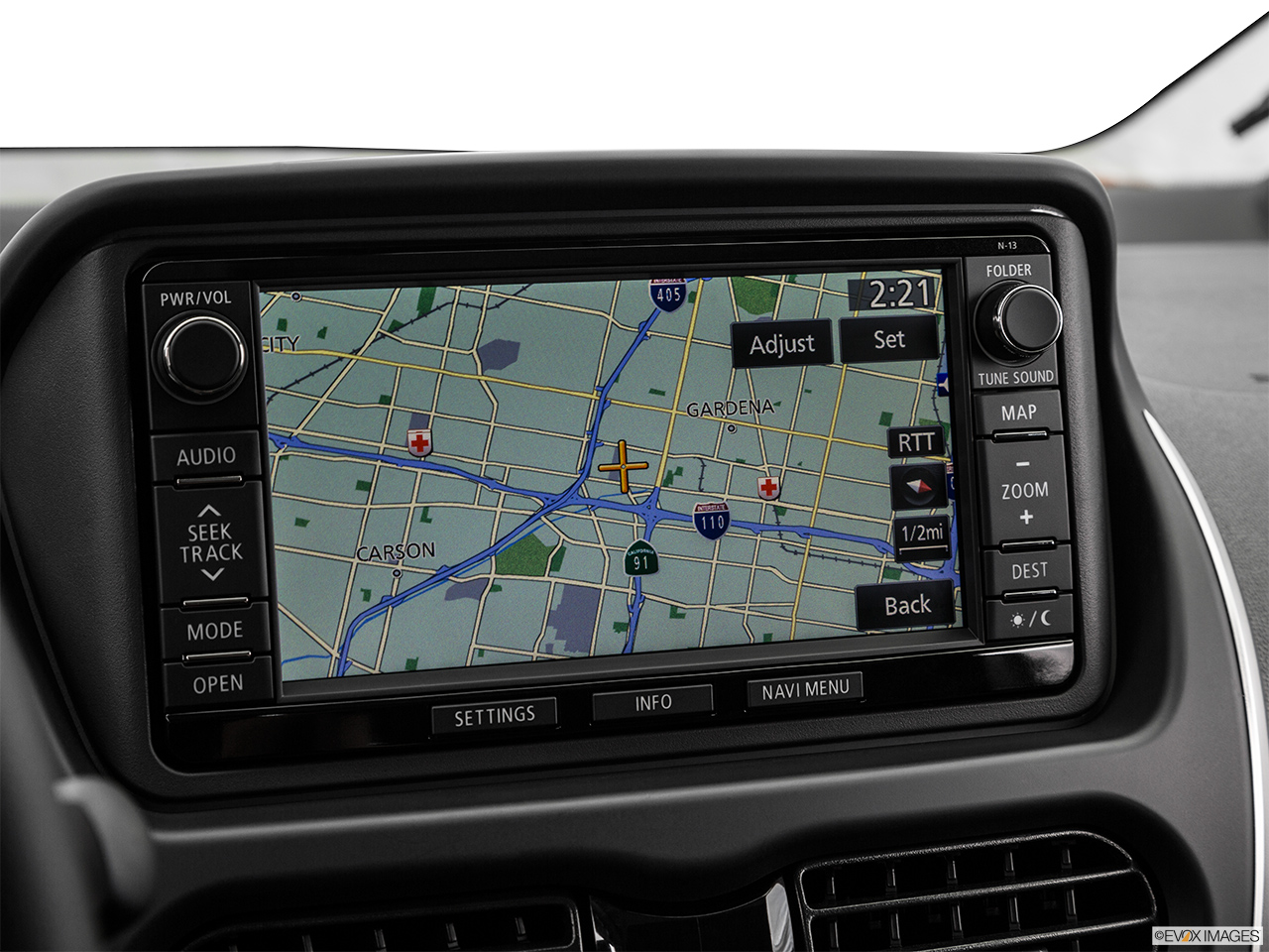 2016 Mitsubishi i-Miev ES Driver position view of navigation system. 