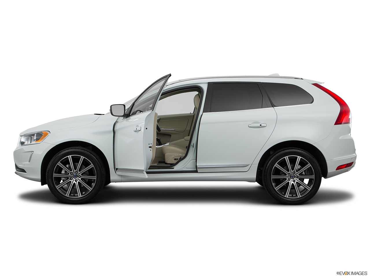 2016 Volvo XC60 T5 Drive-E FWD Premier Driver's side profile with drivers side door open. 