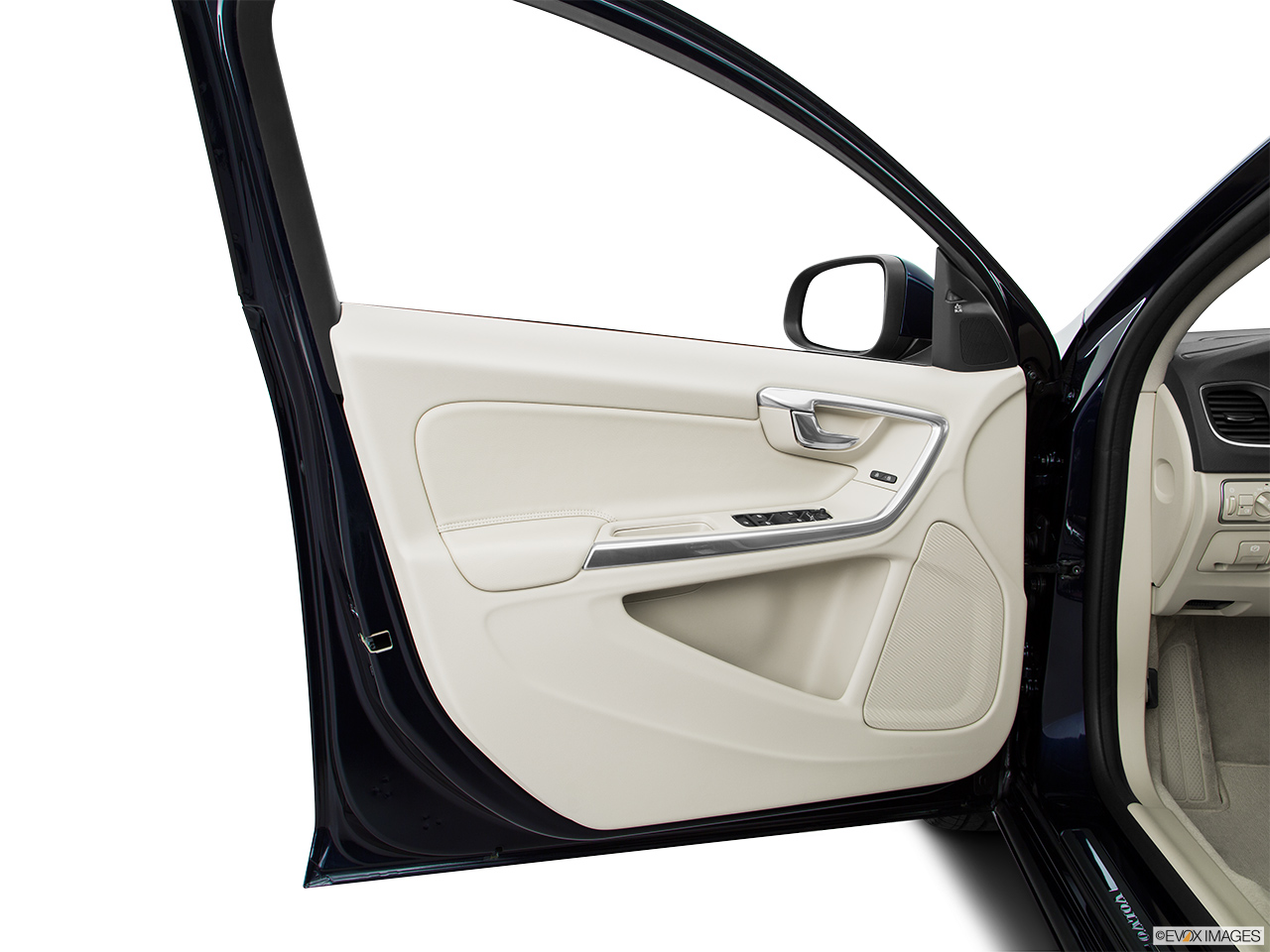 2016 Volvo S60 T5 Drive-E FWD Premier Inside of driver's side open door, window open. 