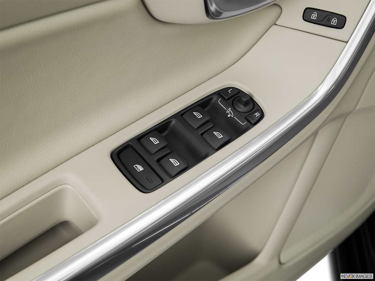 2016 Volvo S60 T5 Drive-E FWD Premier Driver's side inside window controls. 