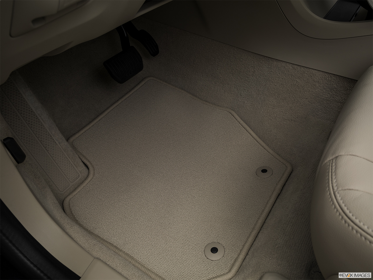 2016 Volvo S60 T5 Drive-E FWD Premier Driver's floor mat and pedals. Mid-seat level from outside looking in. 